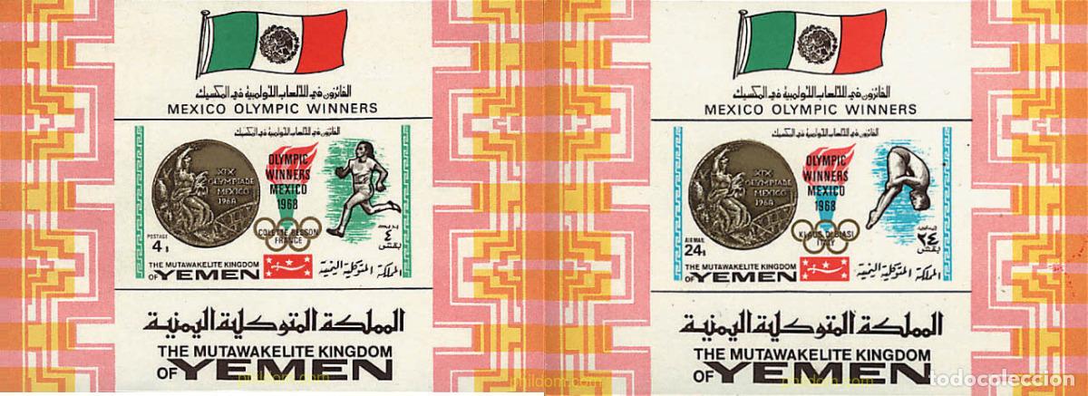 Briefmarken: 41127 MNH YEMEN. Reino 1968 19 JUEGOS OLIMPICOS VERANO MEXICO 1968