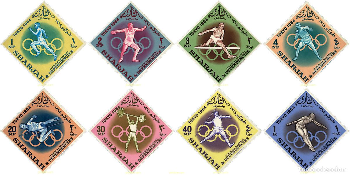 Sellos: 80620 MNH SHARJAH 1964 18 JUEGOS OLIMPICOS VERANO TOKIO 1964