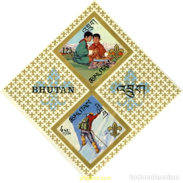 Sellos: 18675 MNH BHUTAN 1967 ESCULTISMO EN BHUTAN
