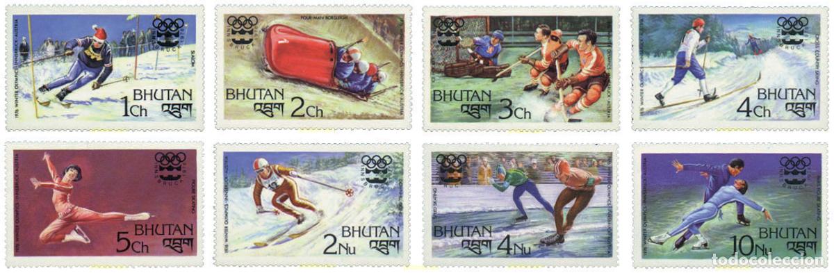 Sellos: 70534 MNH BHUTAN 1976 12 JUEGOS OLIMPICOS INVIERNO INNSBRUCK 1976