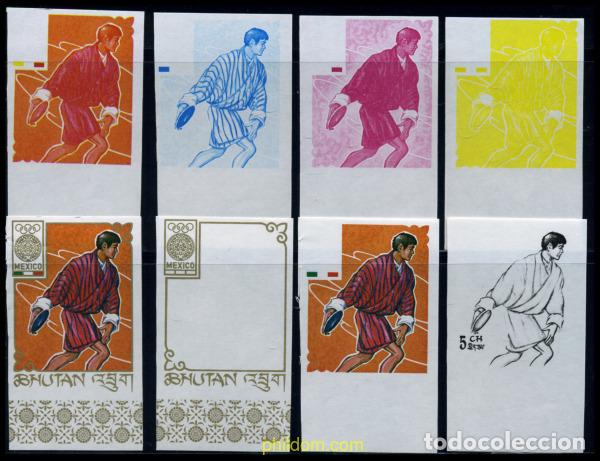 Sellos: 204025 MNH BHUTAN 1968 19 JUEGOS OLIMPICOS VERANO MEXICO 1968
