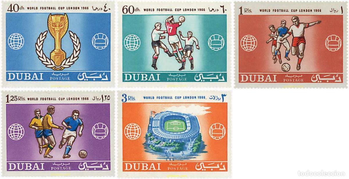 Sellos: 79354 MNH DUBAI 1966 COPA DEL MUNDO DE FUTBOL. INGLATERRA-66