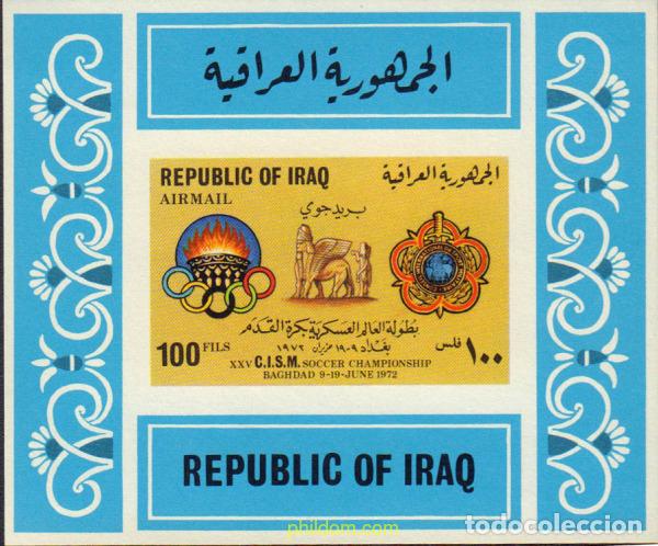 Sellos: 48517 MNH IRAQ 1972 25 CAMPEONATOS MILITARES DE FUTBOL