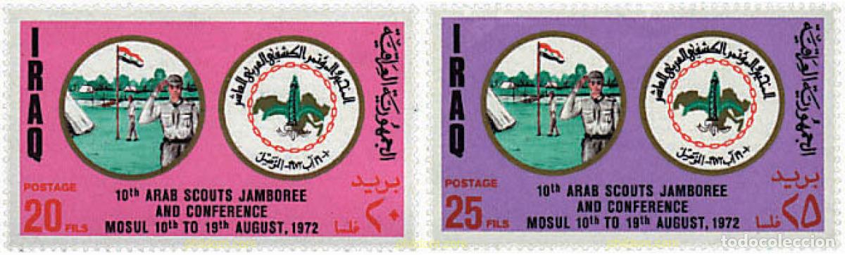 Sellos: 38189 MNH IRAQ 1972 10 JAMBOREE ARABE