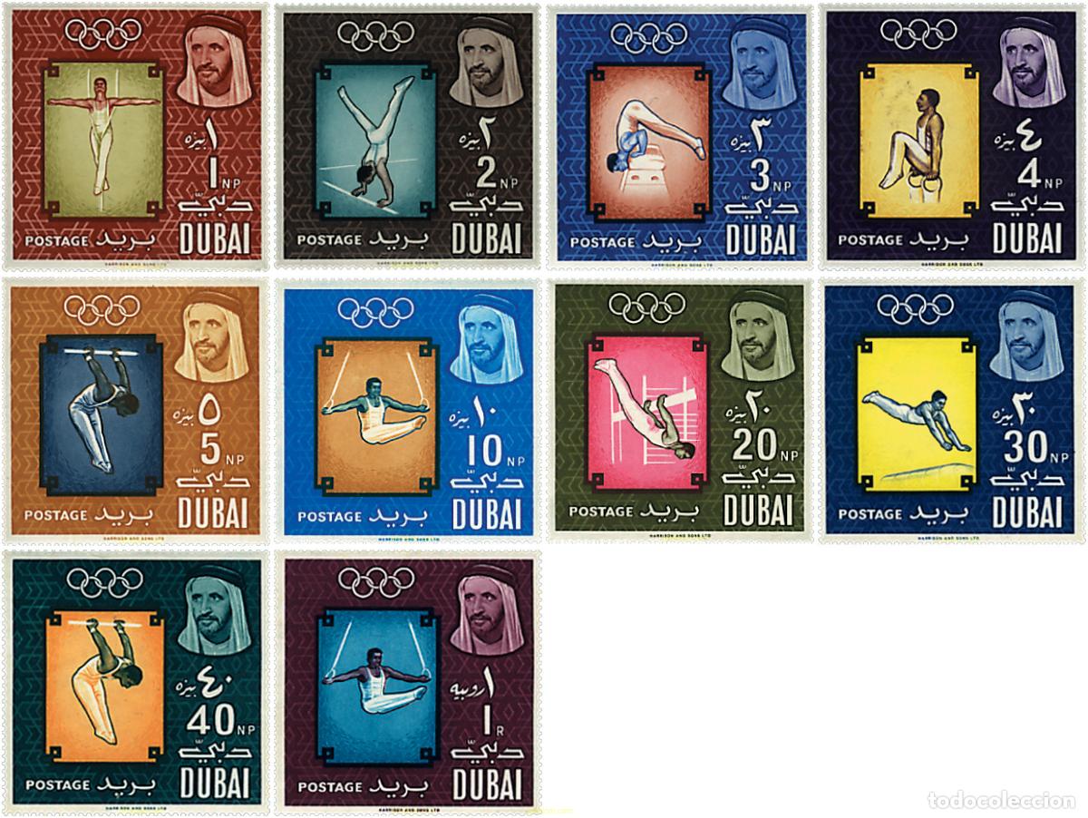 Sellos: 68043 MNH DUBAI 1964 18 JUEGOS OLIMPICOS VERANO TOKIO 1964