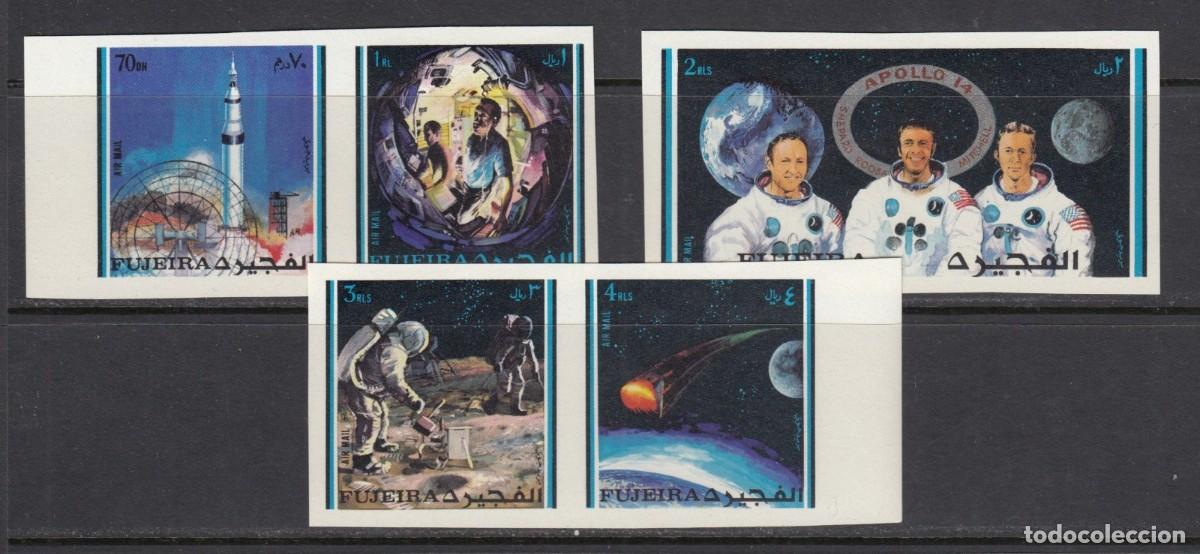 Sellos: FUJEIRA 1971 SERIE 5 STAMPS MNH IMPERF APOLLO 14 ESPACIO SPACE ESPACE ASTRONAUTAS ASTRONAUTS