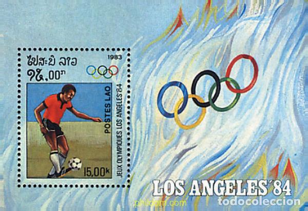 Sellos: 69686 MNH LAOS 1983 23 JUEGOS OLIMPICOS VERANO LOS ANGELES 1984