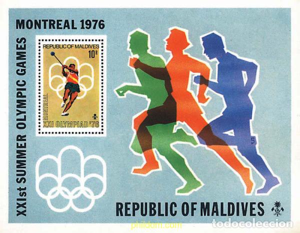 Sellos: 68662 MNH MALDIVAS 1976 21 JUEGOS OLIMPICOS VERANO MONTREAL 1976