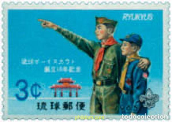 Stamps: 38484 MNH RYU KYU 1965 10 ANIVERSARIO DEL ESCULTISMO LOCAL