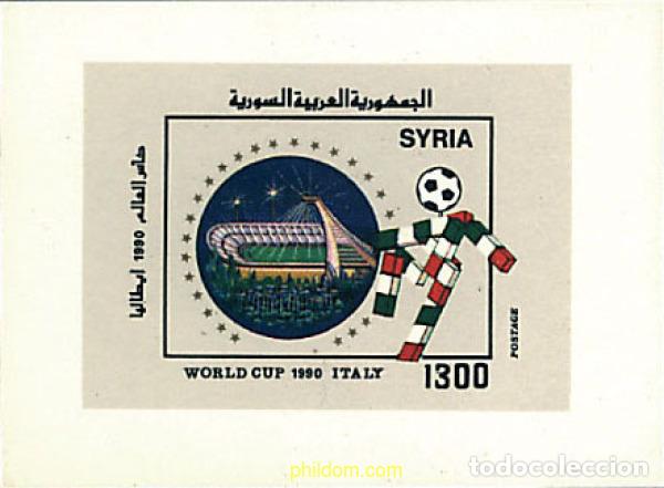 Sellos: 91844 MNH SIRIA 1990 COPA DEL MUNDO DE FUTBOL. ITALIA-90