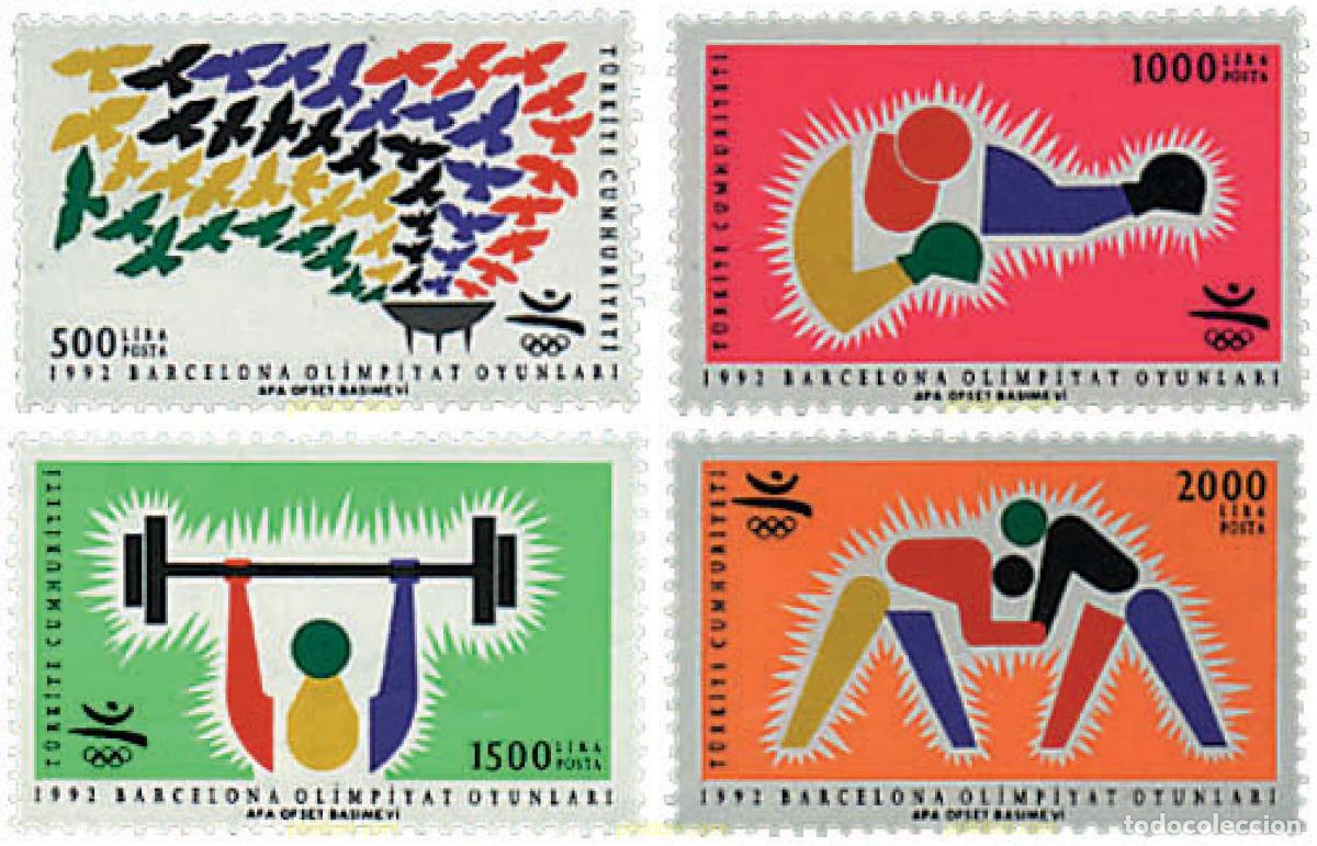 Sellos: 32806 MNH TURQUIA 1992 25 JUEGOS OLIMPICOS VERANO BARCELONA 1992
