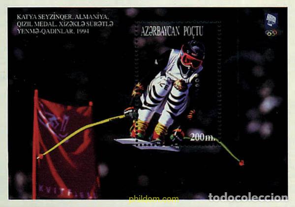 Sellos: 83845 MNH AZERBAIYAN 1995 17 JUEGOS OLIMPICOS INVIERNO LILLEHAMMER 1994 - MEDALLAS