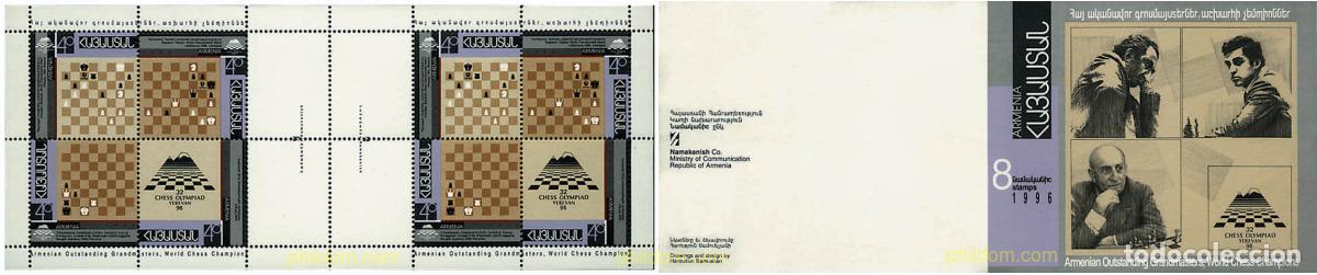 Sellos: 3205 MNH ARMENIA 1996 32 OLIMPIADA DE AJEDREZ EN ERIVAN
