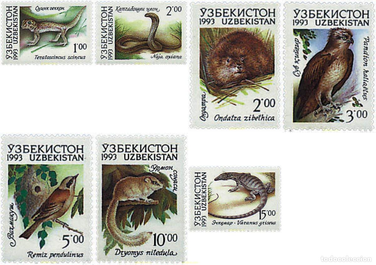 Briefmarken: 31746 MNH UZBEKISTAN 1993 FAUNA
