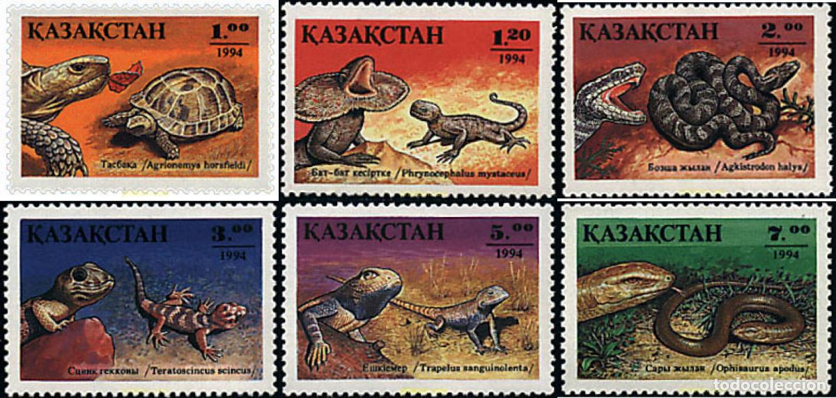 Sellos: 69618 MNH KAZAJSTAN 1994 REPTILES