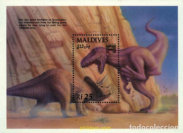 Sellos: 340813 MNH MALDIVAS 1992 GENOVA 92. EXPOSICION FILATELICA INTERNACIONAL