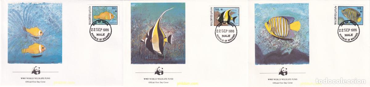 Sellos: 620053 MNH MALDIVAS 1986 PECES DE LOS ARRECIFES DE CORAL