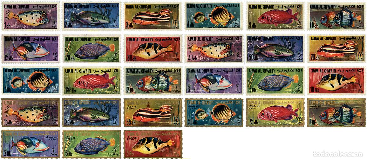 Sellos: 63239 MNH UMM AL QIWAIN 1967 PECES