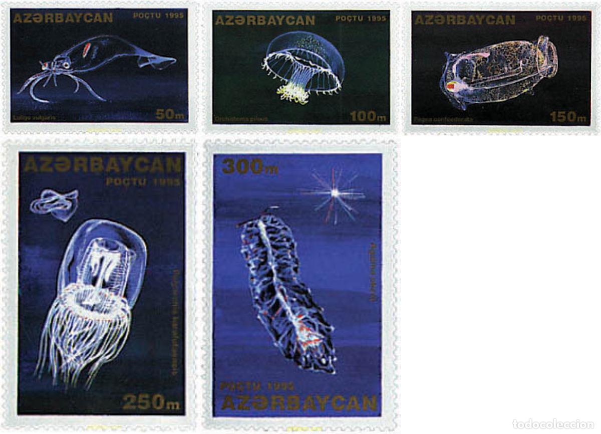 Sellos: 83847 MNH AZERBAIYAN 1995 FAUNA MARINA