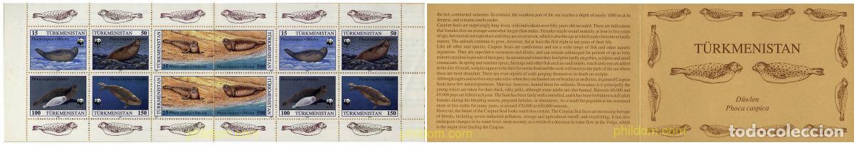 Sellos: 2235 MNH TURKMENISTAN 1993 FOCA DEL CASPIO