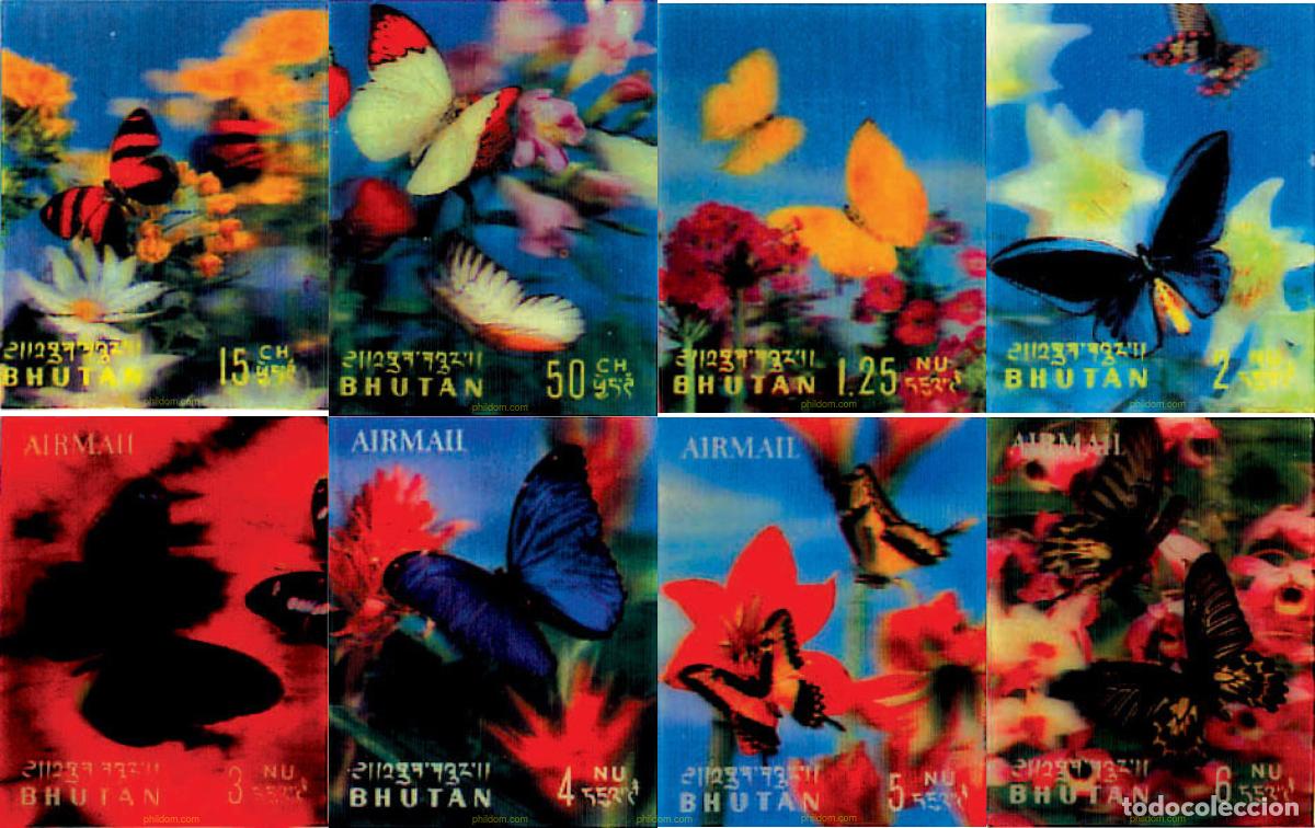 Sellos: 94145 MNH BHUTAN 1968 MARIPOSAS