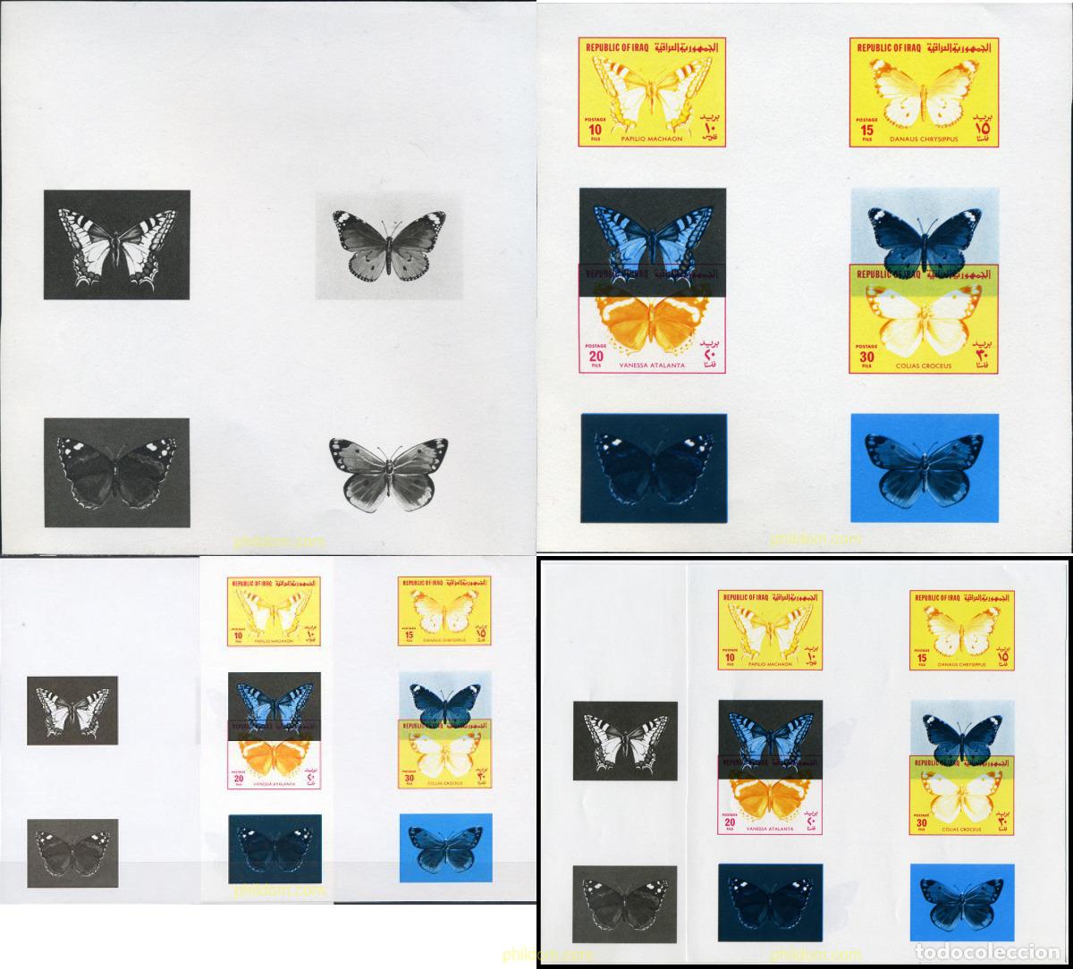 Sellos: 216381 MNH IRAQ 1980 MARIPOSAS