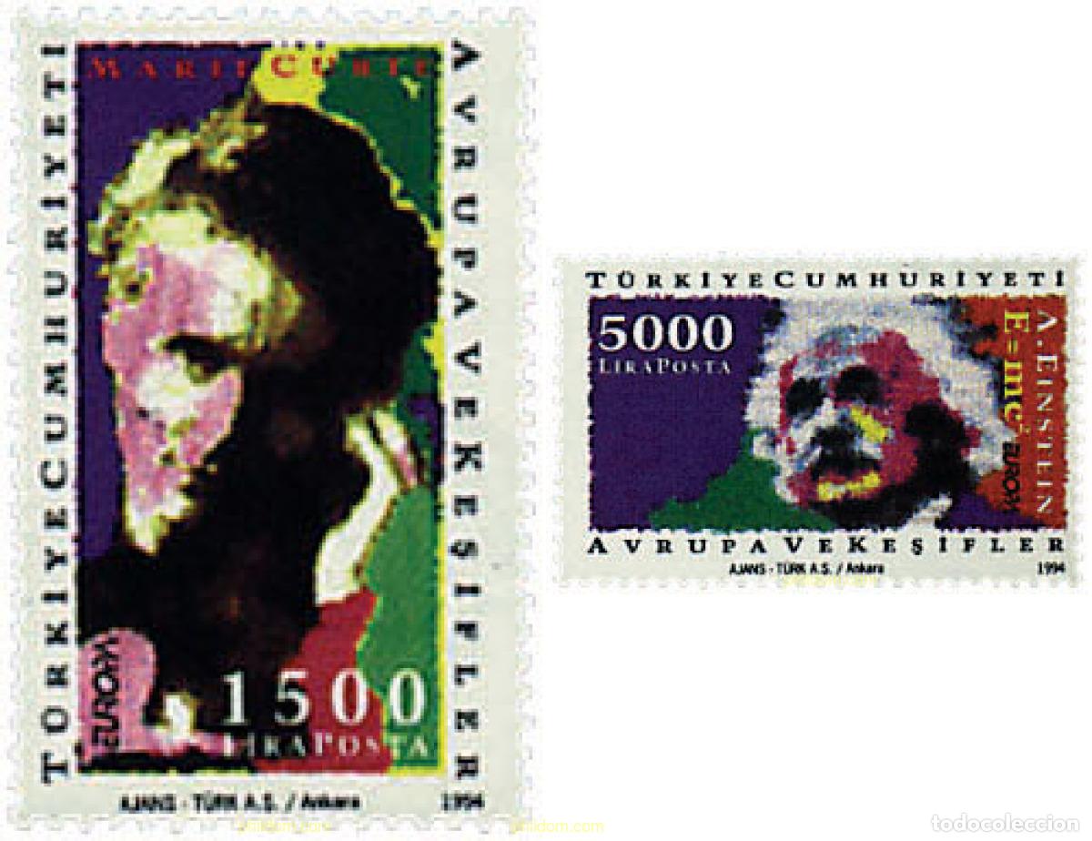 Sellos: 62935 MNH TURQUIA 1994 EUROPA CEPT. GRANDES DESCUBRIMIENTOS