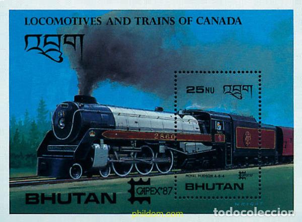Sellos: 292376 MNH BHUTAN 1987 CAPEX 87. EXPOSICION FILATELICA INTERNACIONAL
