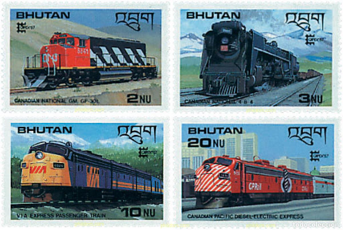 Sellos: 292375 MNH BHUTAN 1987 CAPEX 87. EXPOSICION FILATELICA INTERNACIONAL