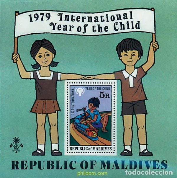 Sellos: 55804 MNH MALDIVAS 1979 A&Ntilde;O INTERNACIONAL DEL NI&Ntilde;O