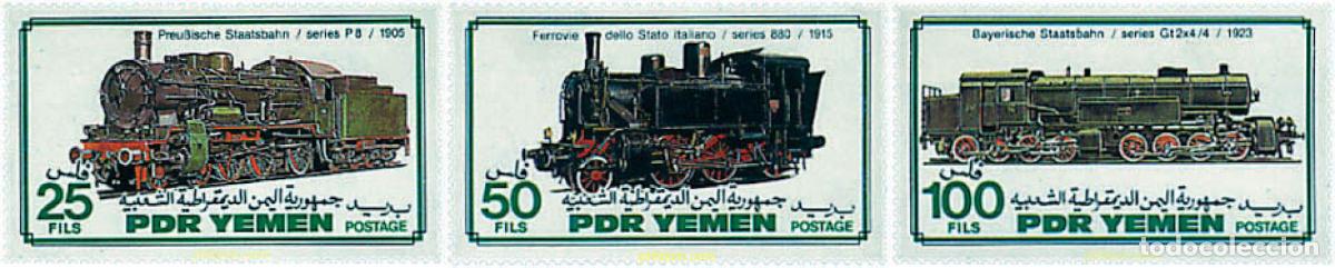 Sellos: 60089 MNH YEMEN DEL SUR 1983 LOCOMOTORAS