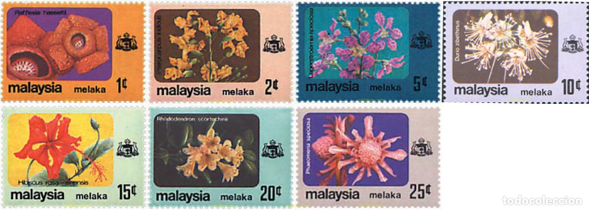 Sellos: 92035 MNH MALASIA. MALACA 1979 FLORES