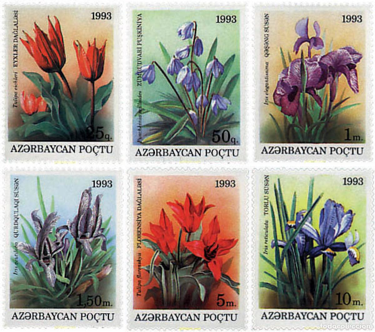 Sellos: 83818 MNH AZERBAIYAN 1993 FLORES