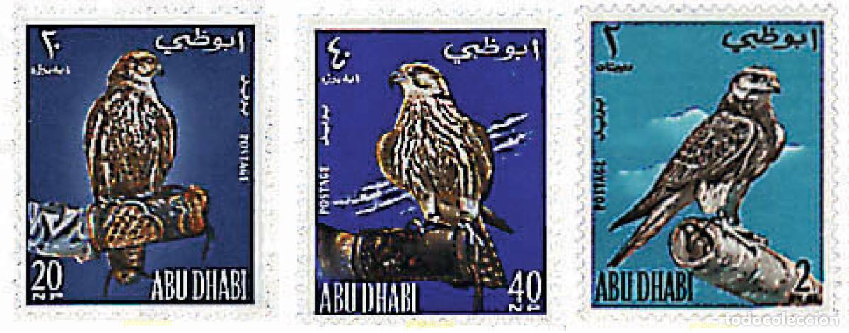 Sellos: 32137 MNH ABU-DHABI 1965 HALCONES DE CAZA