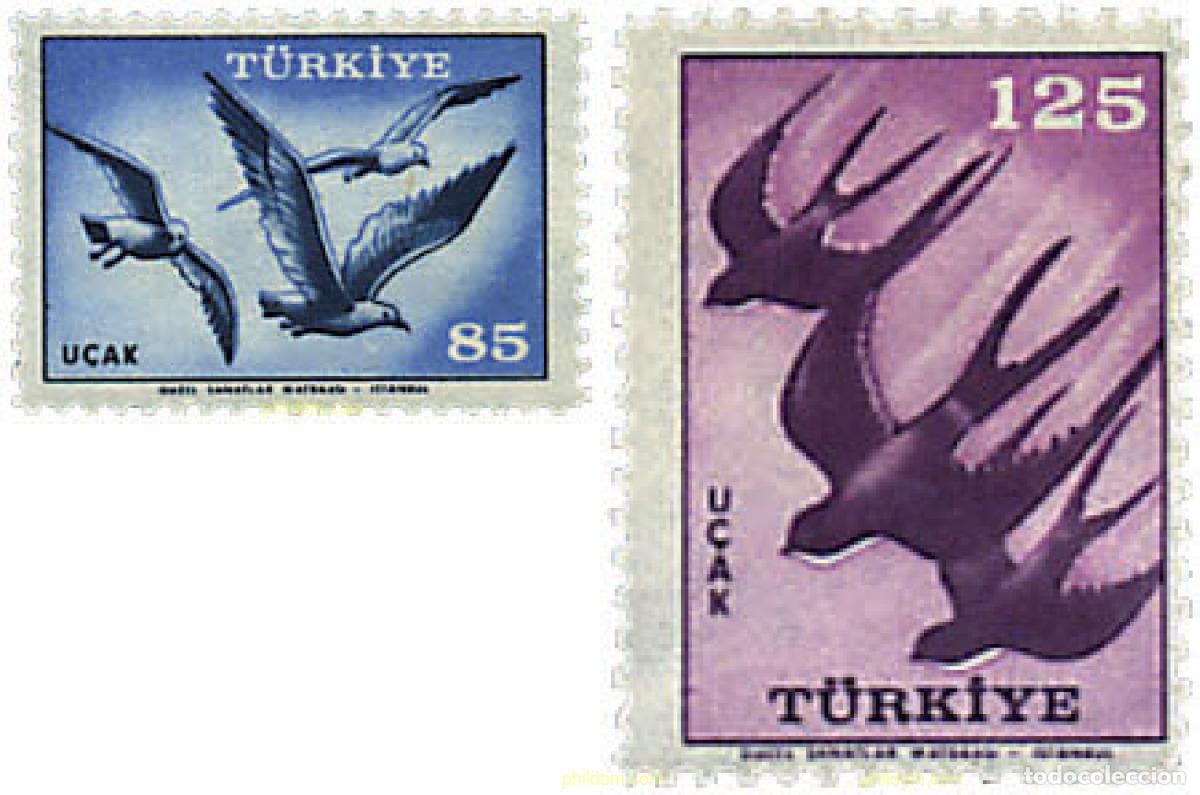 Sellos: 299068 MNH TURQUIA 1959 AVES