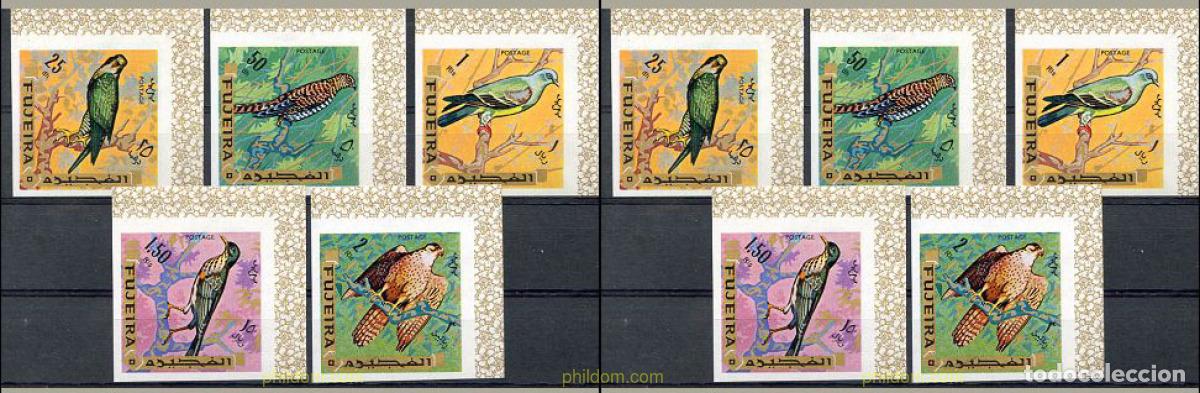 Sellos: 223829 MNH FUJEIRA 1969 AVES
