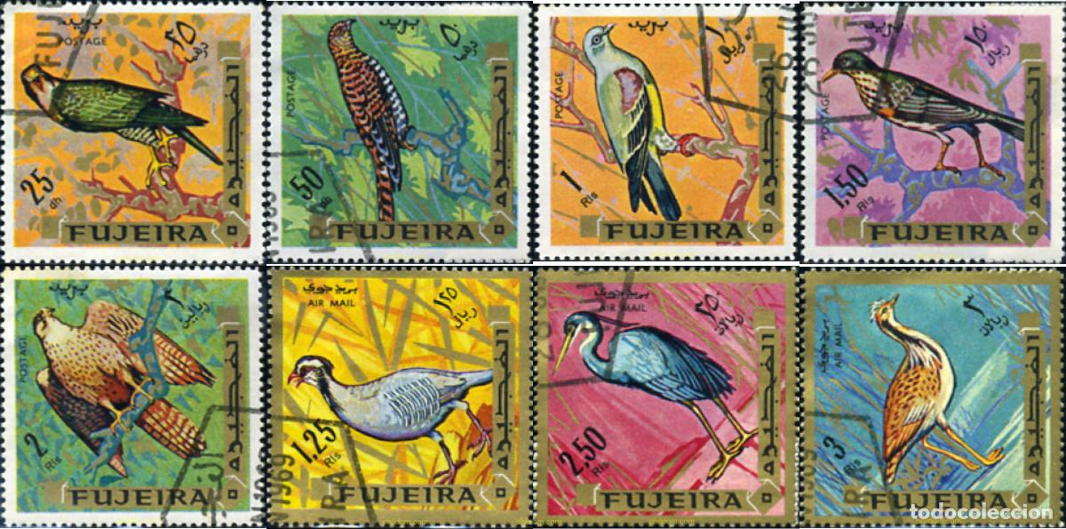 Sellos: 339452 USED FUJEIRA 1969 AVES