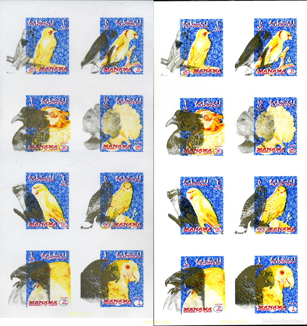 Sellos: 218763 MNH MANAMA 1972 AVES