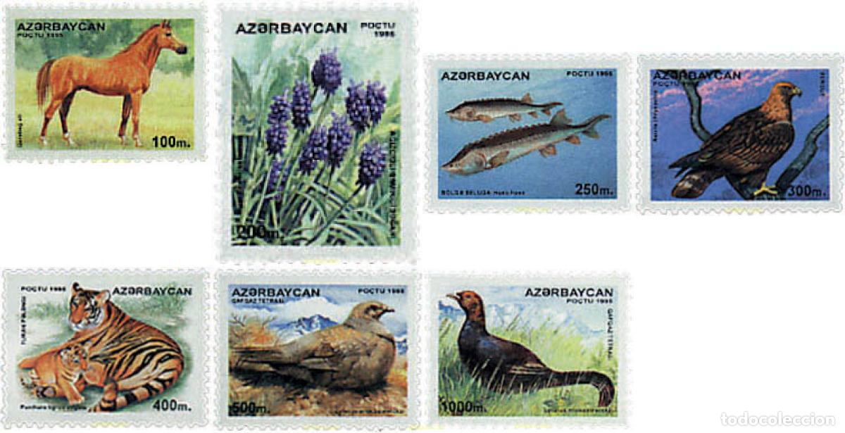 Sellos: 83861 MNH AZERBAIYAN 1995 FAUNA Y FLORA