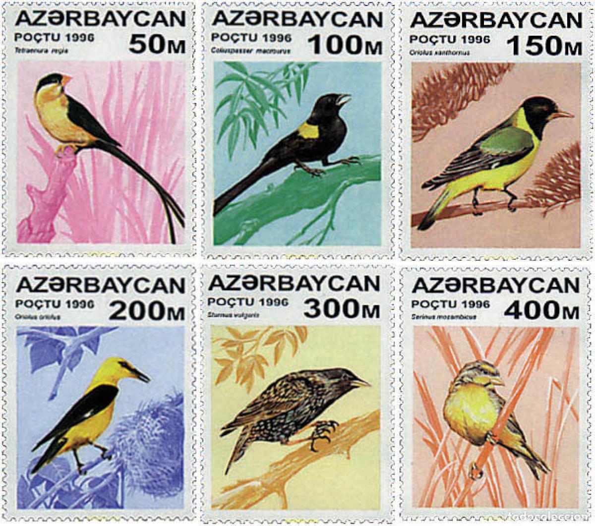 Sellos: 83873 MNH AZERBAIYAN 1996 AVES