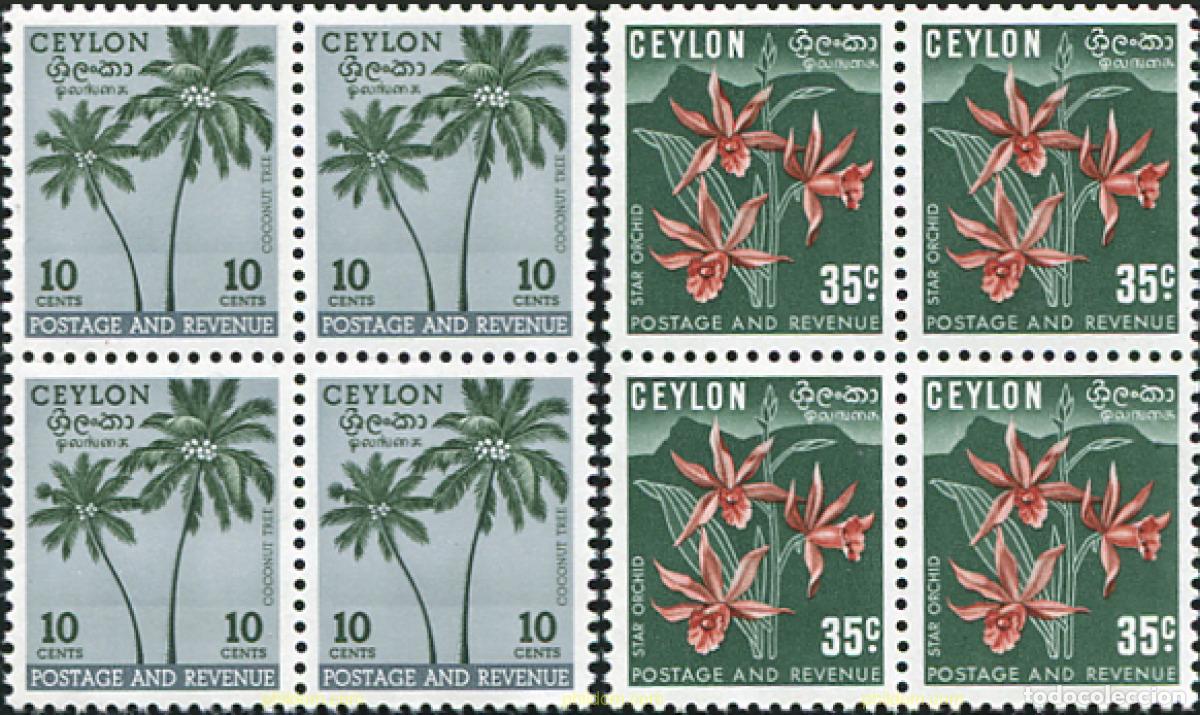 Sellos: 315564 MNH CEILAN 1951 MOTIVOS VARIOS