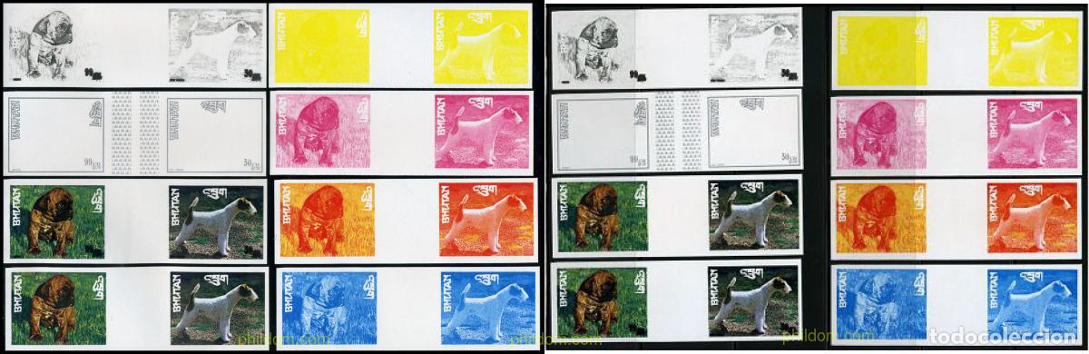 Sellos: 204095 MNH BHUTAN 1973 PERROS DE RAZA