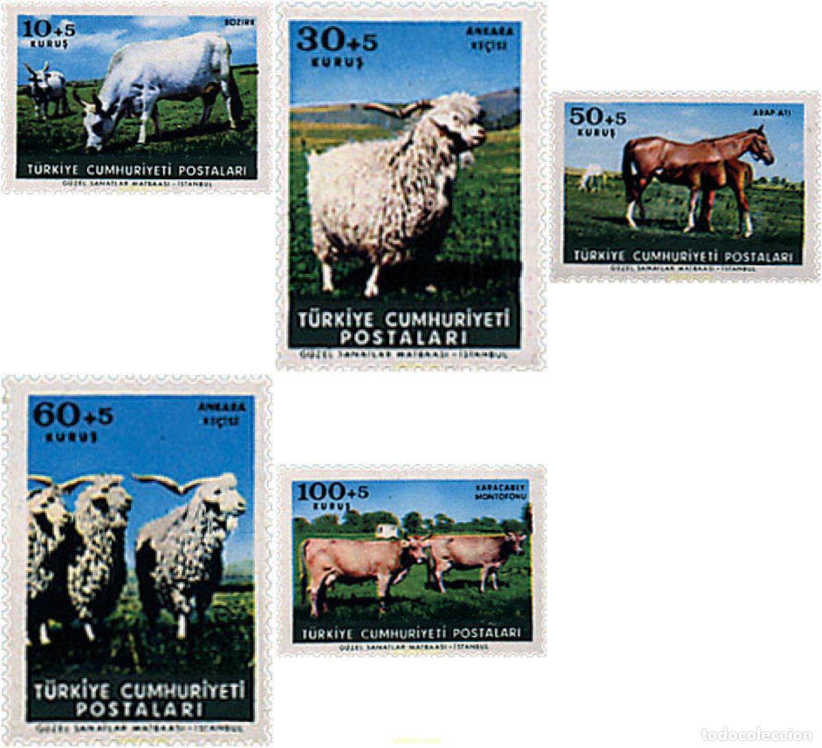 Sellos: 28694 MNH TURQUIA 1964 FAUNA