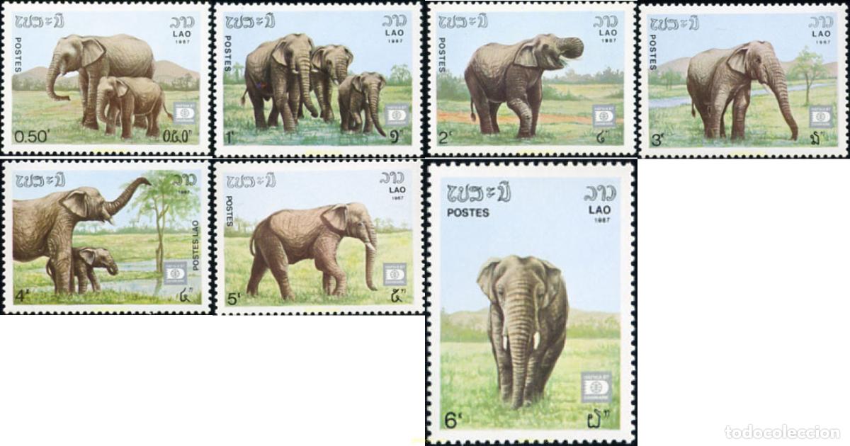 Sellos: 68786 MNH LAOS 1987 HAFNIA 87. EXPOSICION FILATELICA INTERNACIONAL