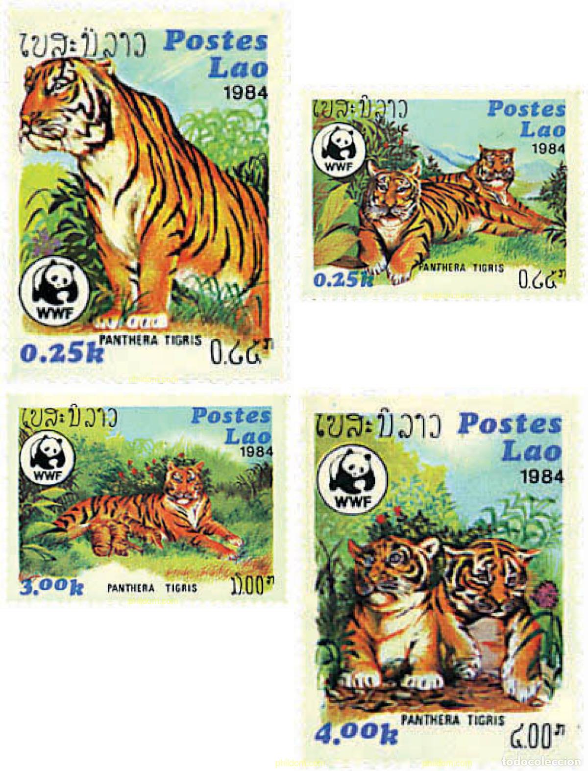 Sellos: 74053 MNH LAOS 1984 TIGRE