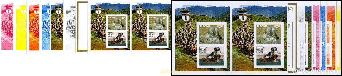Sellos: 202136 MNH BHUTAN 1972 PERROS DE RAZA