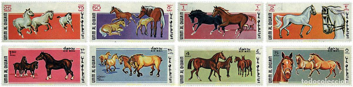 Sellos: 619823 MNH UMM AL QIWAIN 1969 CABALLOS