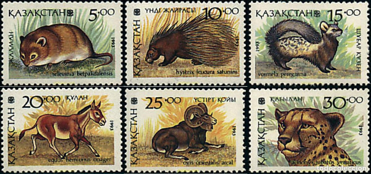 Sellos: 69616 MNH KAZAJSTAN 1993 FAUNA