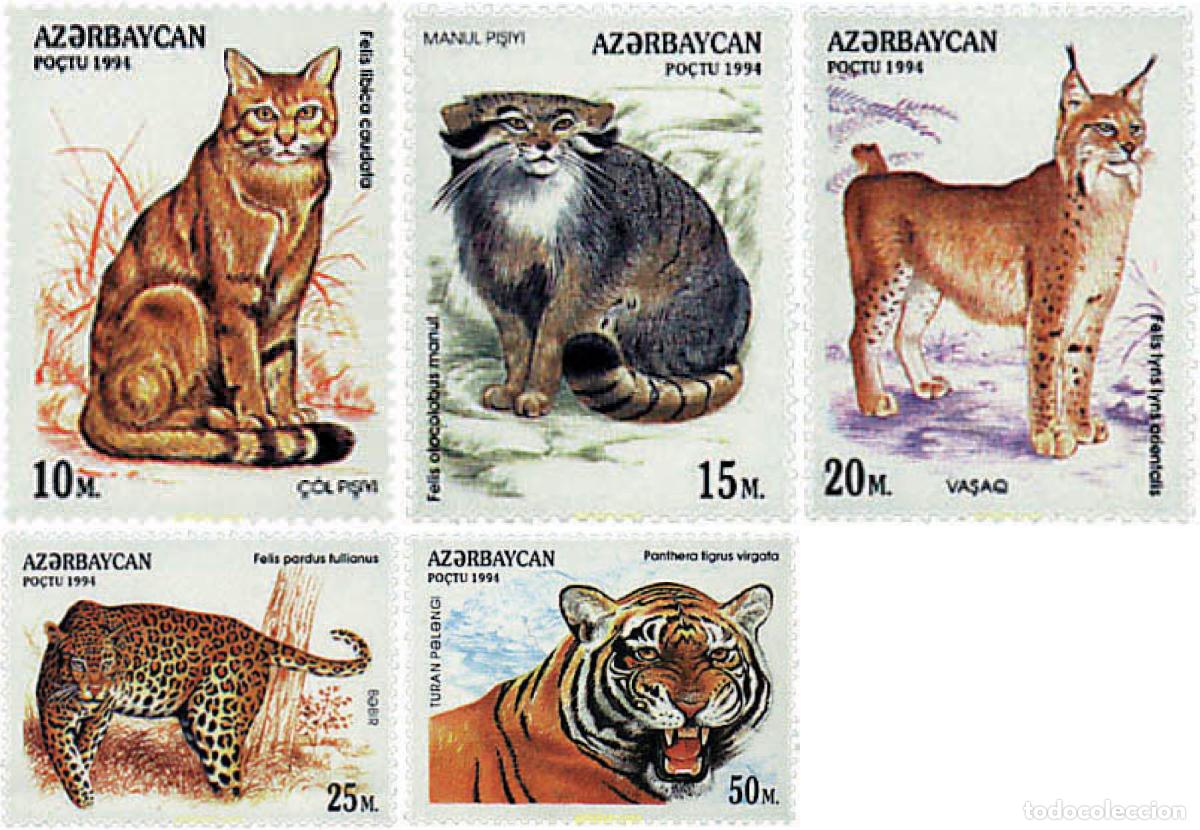Sellos: 83842 MNH AZERBAIYAN 1994 FELINOS