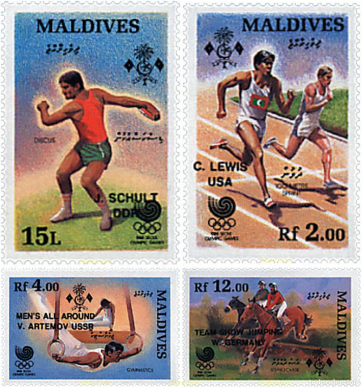 Sellos: 31621 MNH MALDIVAS 1989 24 JUEGOS OLIMPICOS VERANO SEUL 1988